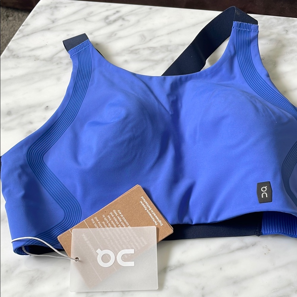 On Running Blue Sports Bra
